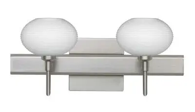 In Satin Nickel by  Besa from the Lasso collection.