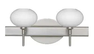 Lasso 2-Light Wall Sconce in Satin Nickel