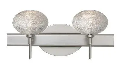 Lasso 2-Light Wall Sconce in Satin Nickel