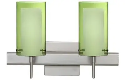 In Satin Nickel by  Besa from the Pahu collection.