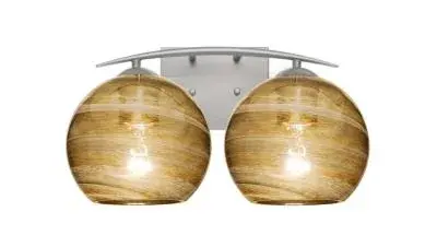 Jilly 2-Light Vanity Light in Satin Nickel