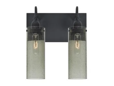 Juni 2-Light Vanity Light in Black