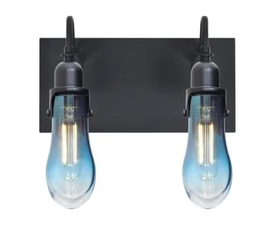 Wish 2-Light Wall Sconce in Black