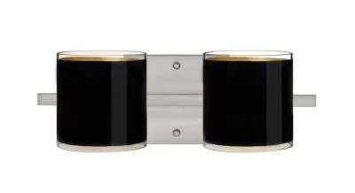 Pogo 2-Light Wall Sconce in Satin Nickel
