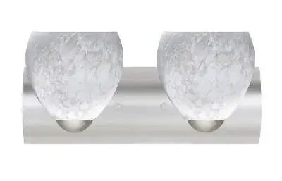 In Satin Nickel by  Besa from the Bolla collection.