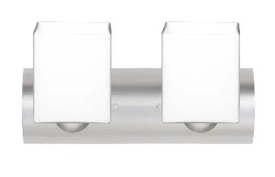 Rise 2-Light Wall Sconce in Satin Nickel