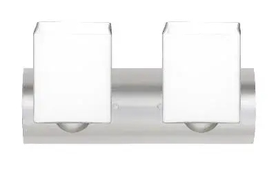 Rise 2-Light Wall Sconce in Satin Nickel