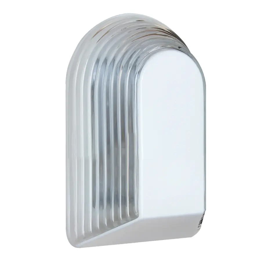 Costaluz 3062 Series White/Clear Outdoor Wall Sconce