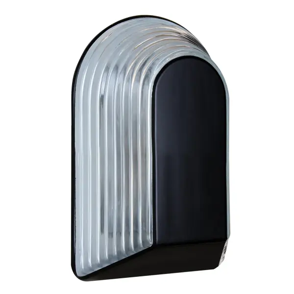 Costaluz 3062 Series Outdoor Wall Sconce in Black with Clear Glass