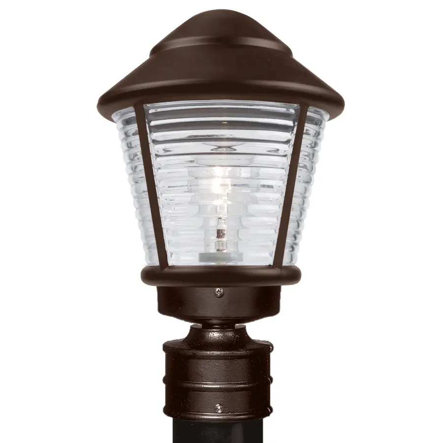 3100 Series Bronze Clear Outdoor Post Light