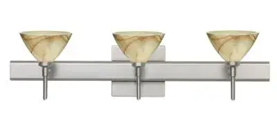 In Satin Nickel by  Besa from the Domi collection.