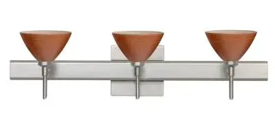 In Satin Nickel by  Besa from the Domi collection.