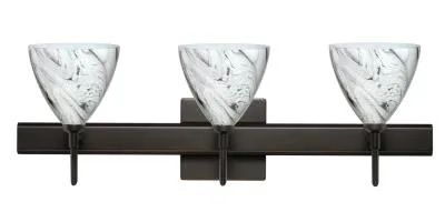 Mia 3-Light Wall Sconce in Bronze