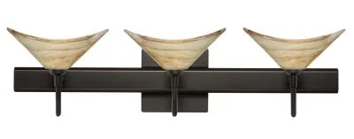 Hoppi 3-Light Wall Sconce in Bronze