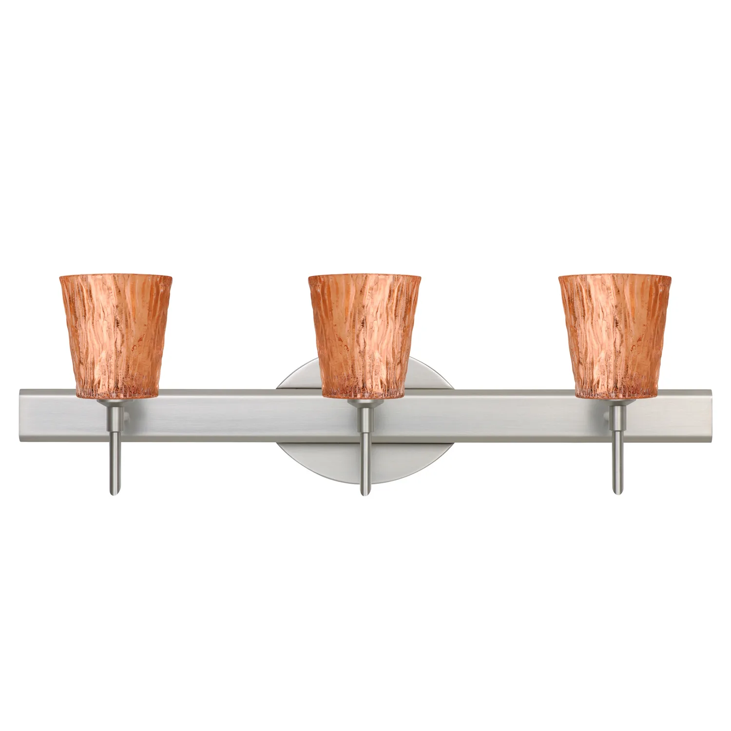 Nico 4 Stone Copper Foil Vanity Light