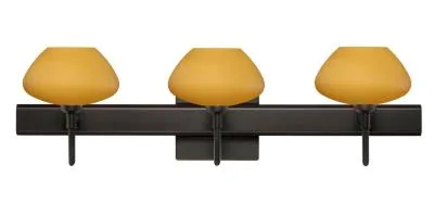 Peri 3-Light Wall Sconce in Bronze