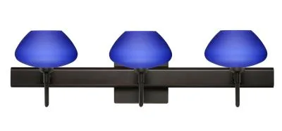 Peri 3-Light Wall Sconce in Bronze