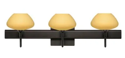 Peri 3-Light Wall Sconce in Bronze