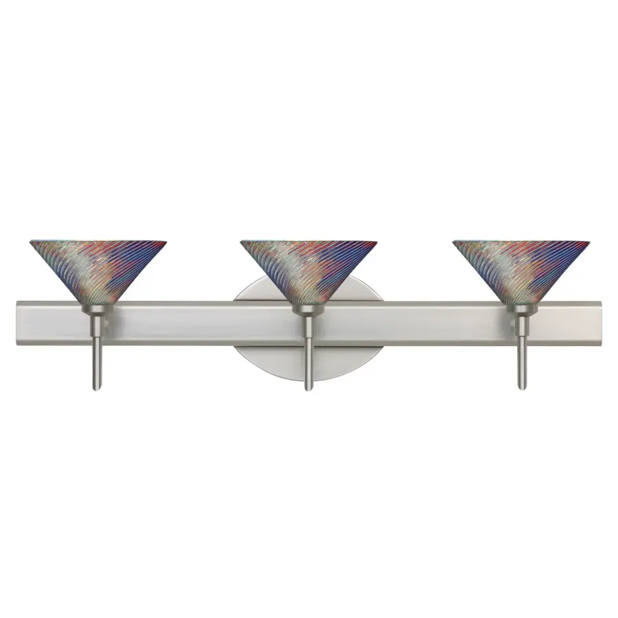 Stunning Dichroic Glass Creates Dynamic Color-Shifting Effects