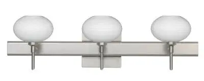 In Satin Nickel by  Besa from the Lasso collection.