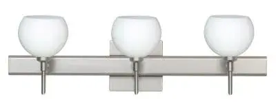 In Satin Nickel by  Besa from the Palla collection.