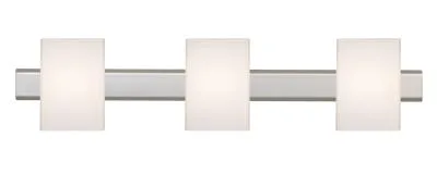 Tito 3-Light LED Vanity Light in Satin Nickel