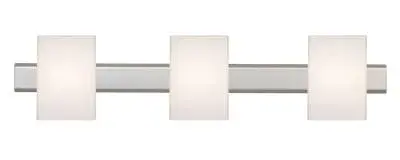 Tito 3-Light LED Vanity Light in Satin Nickel
