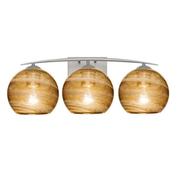 Jilly Vapor Amber Vanity Light