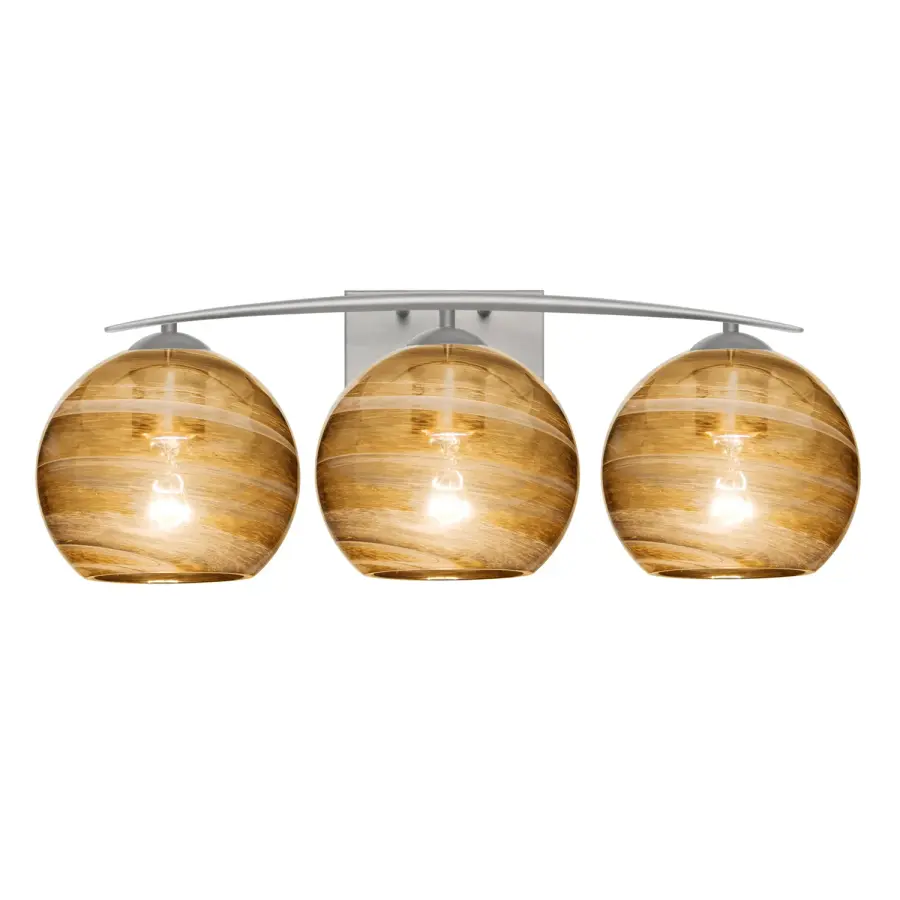 Jilly Vapor Amber Vanity Light