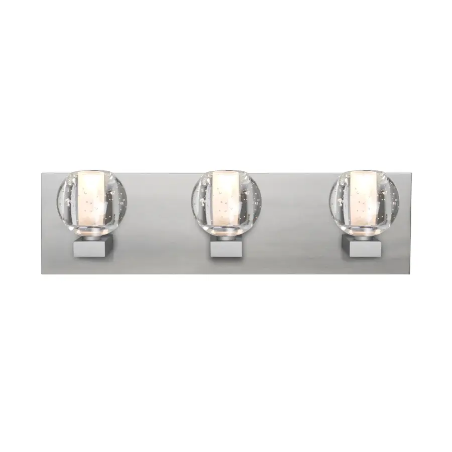 Boca Clear Bubble 3-Light Vanity - Image 1