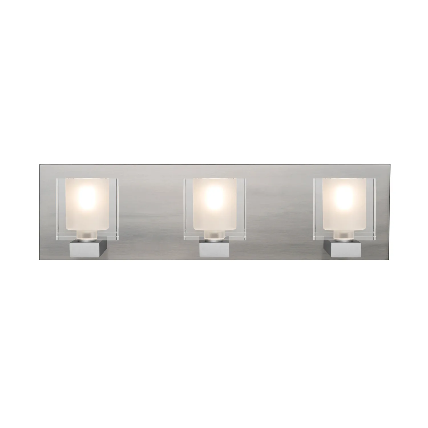 Bolo 3-Light Vanity - Clear/Frost