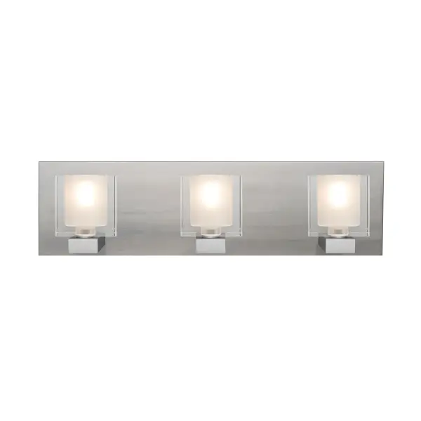 Bolo 3-Light Vanity - Clear/Frost - Image 1