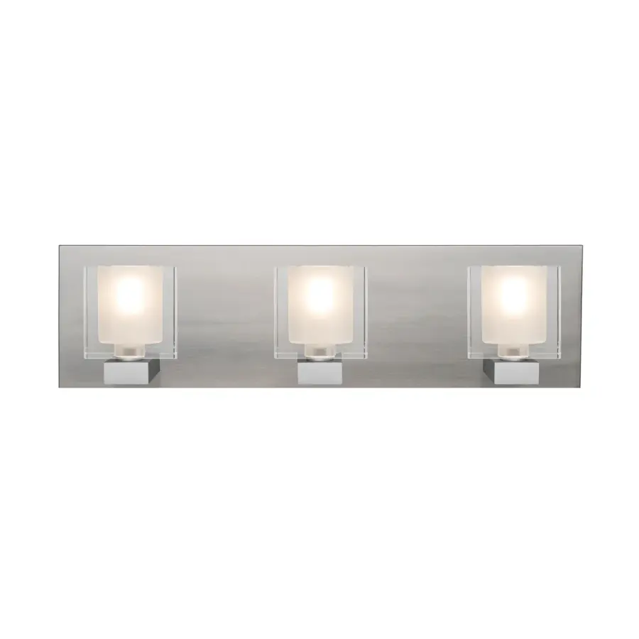 Bolo 3-Light Vanity - Clear/Frost - Image 1