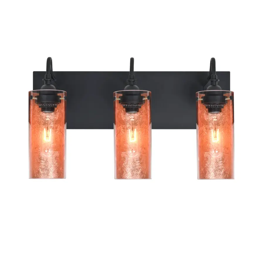 Duke Copper Foil 3-Light Vanity