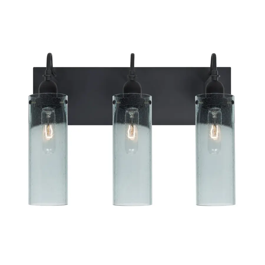 Juni 10 Blue Bubble 3-Light Vanity