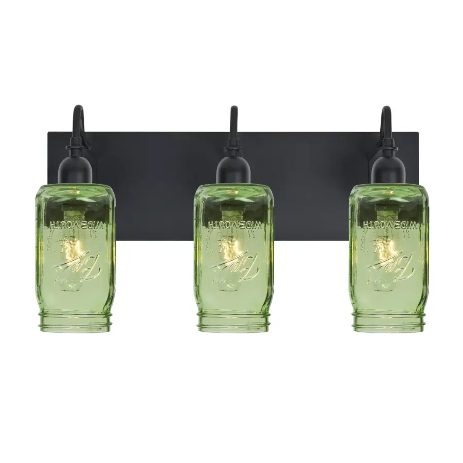 Milo 4 Green Vanity Light