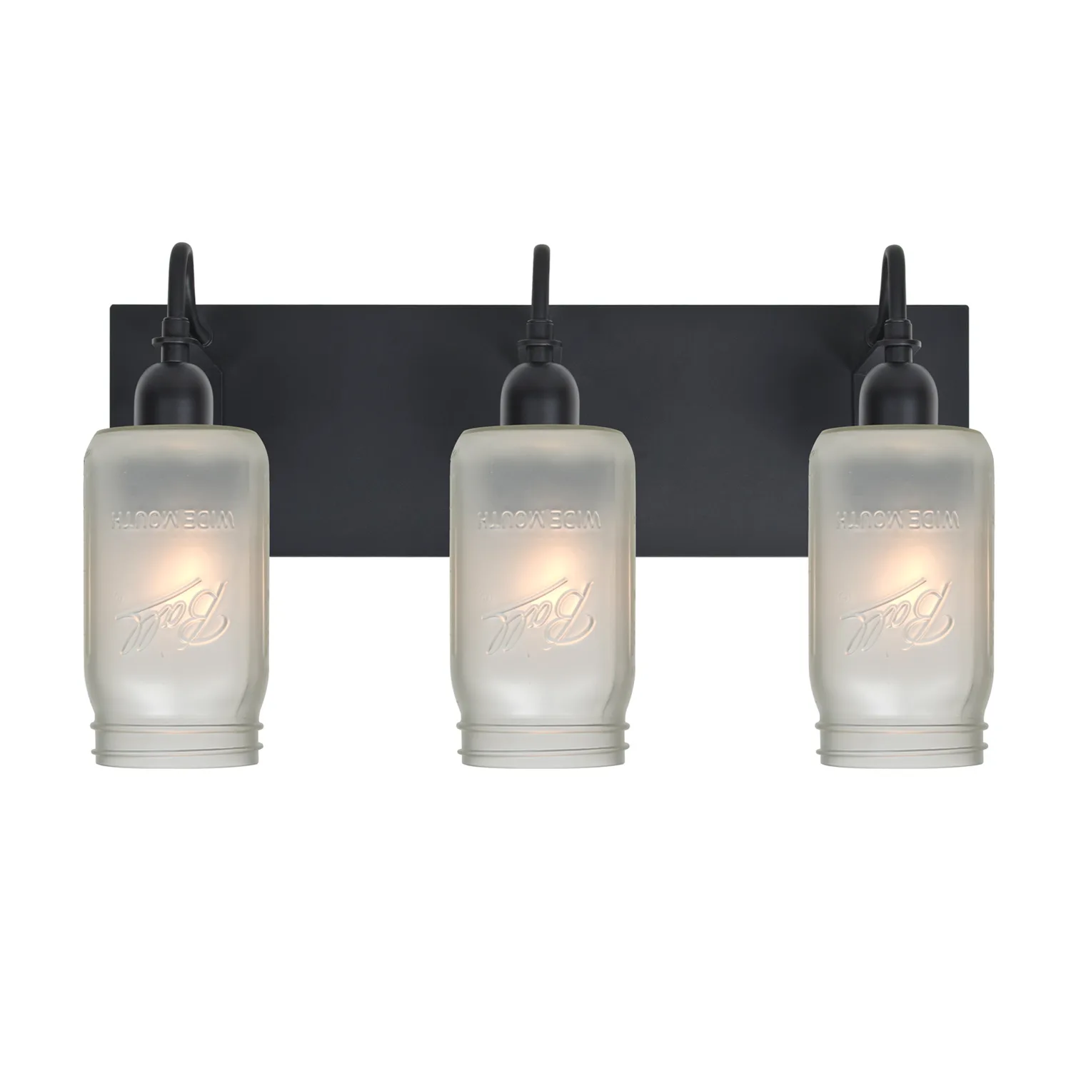 Milo 4 White Frost Vanity Light