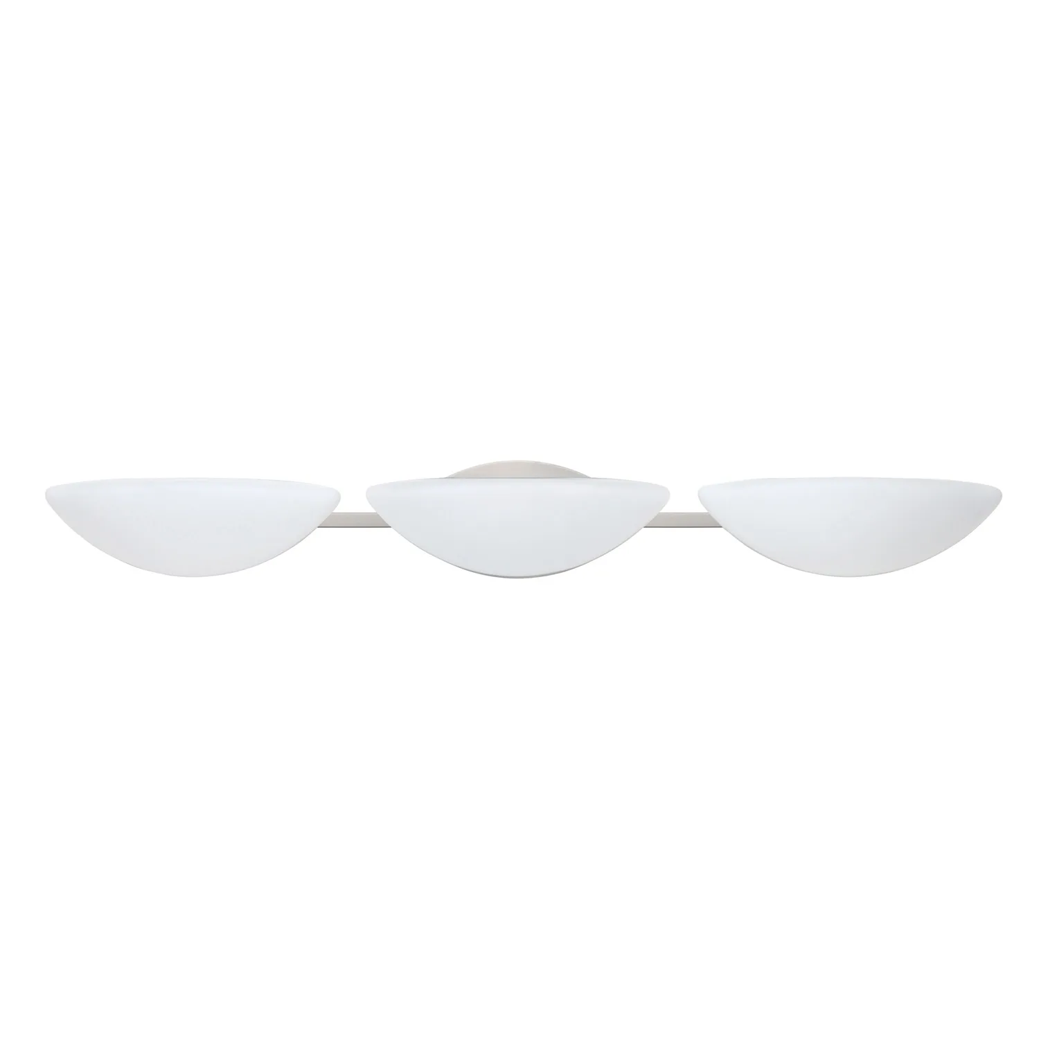 Jamie Opal 3-Light Vanity in Satin Nickel