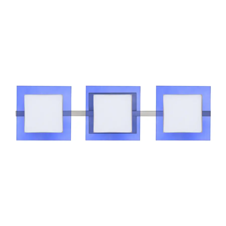 Alex Opal/Trans. Blue Vanity Light