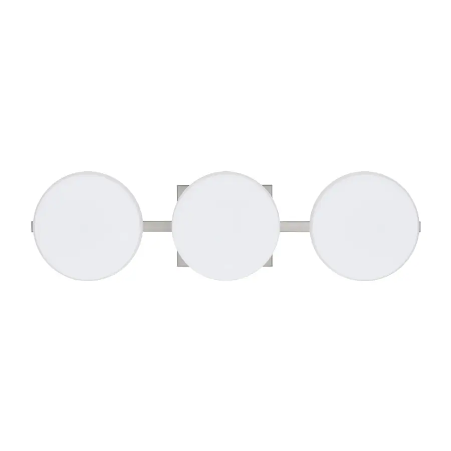 Ciro Opal Matte 3-Light Vanity - Image 1
