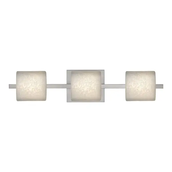 The Stucco Paolo wall sconce combines contemporary design with artisanal craftsmanship. Featuring handcrafted glass with a Venetian plaster-inspired texture, this versatile fixture mounts horizontally or vertically and is ADA-compliant, making it ideal for modern bathrooms and commercial spaces.