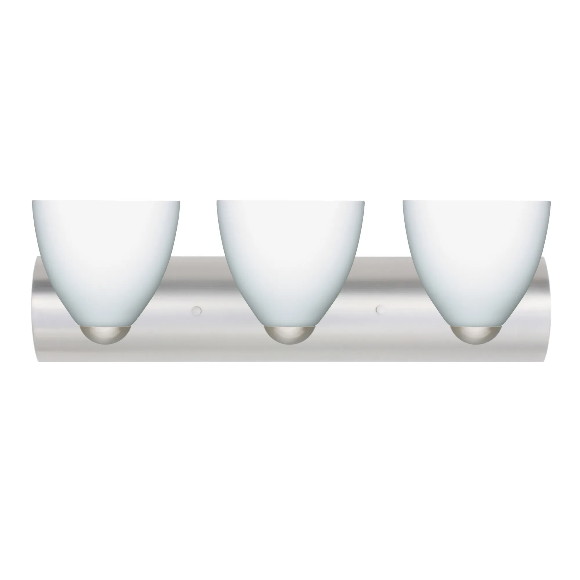 Sasha 3-Light Vanity in Satin Nickel with Opal Matte Glass