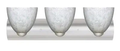 In Satin Nickel by  Besa from the Sasha collection.