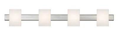 Tito 4-Light LED Vanity Light in Satin Nickel