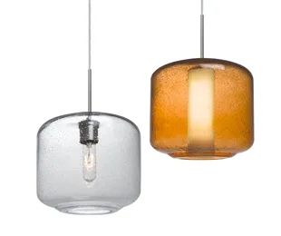 Niles 10 Smoke Glass Pendant