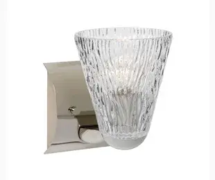 The Nico 5 combines modern design with functional elegance, featuring a softly radiused housing and textured glass shade that creates beautiful light diffusion. Compact at under 5 inches, it's perfect for bathrooms and hallways.