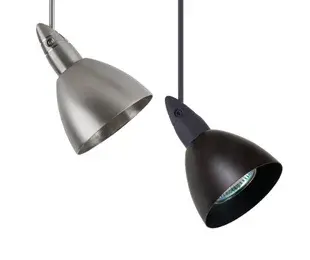 The Divi spotlight combines timeless bell-shaped glass with modern track lighting flexibility. Its compact 3.375" diameter makes it ideal for accent and task lighting in residential and commercial spaces.
