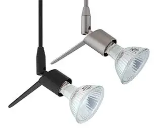 The Tipster spotlight combines minimalist design with practical functionality. Its off-axis wing allows for easy directional adjustment, making it ideal for accent lighting and task illumination on 12V track systems.