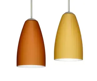 The Riva 9 features a softly curved 5.125-inch diameter glass shade that brings understated elegance to any space. Its compact 9-inch height and clean design make it perfect for layering multiple pendants or as a standalone accent.