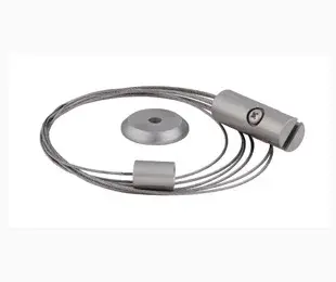 This adjustable cable system provides flexible mounting solutions for monorail lighting when longer ceiling drops are needed. Easy push-through adjustment and T-bar compatibility make installation straightforward.